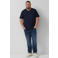 s.Oliver Big Size regular T-shirt donkerblauw
