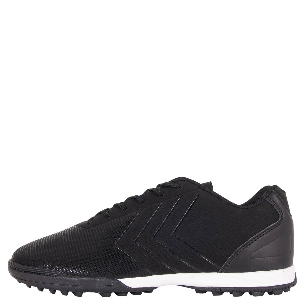 Zwarte heren hummel Noir IV TF senior voetbalschoen van imitatieleer/kunststof upper/tpu noppen