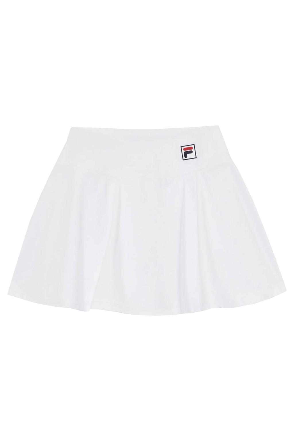 Witte meisjes Fila sportrok Sonia van polyester met effen