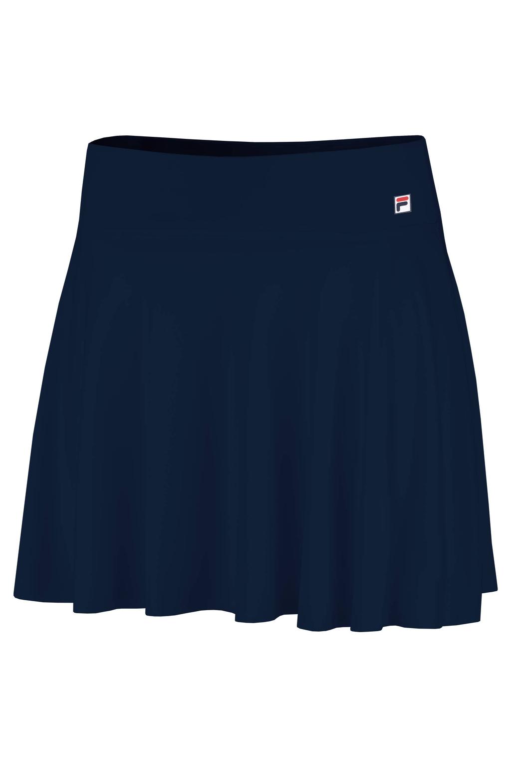 Donkerblauwe dames Fila sportrok van polyester