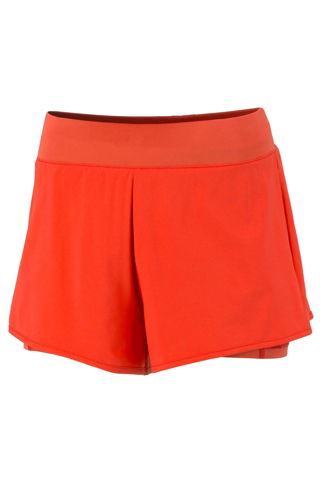 Koraalrode meisjes Fila Luna tennisbroek van polyester