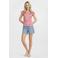 Anytime crinkle top met ruches bloemenprint