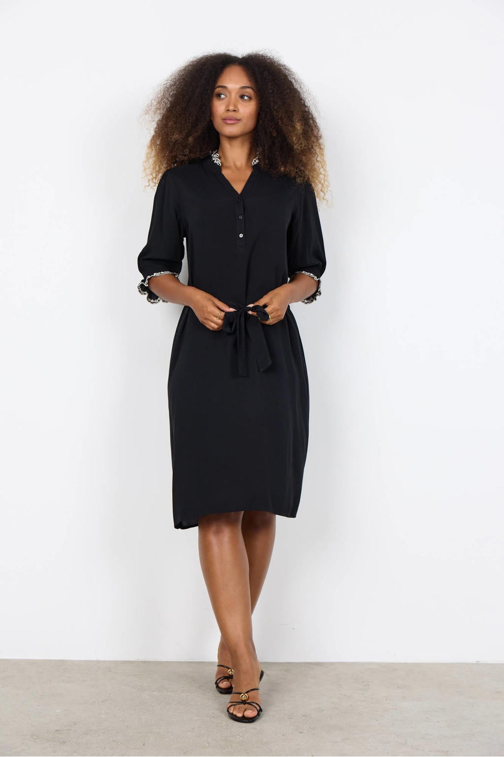 Soyaconcept blousejurk zwart