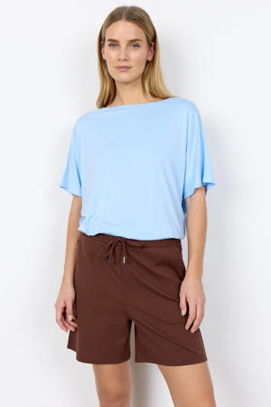 straight high waist casual short