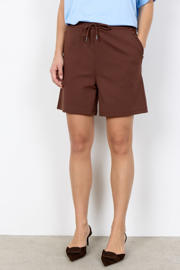 thumbnail: Soyaconcept straight high waist casual short bruin