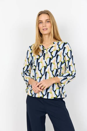 blousetop blauw