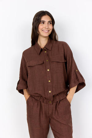 blouse bruin