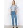 Soyaconcept gestreepte top donkerblauw