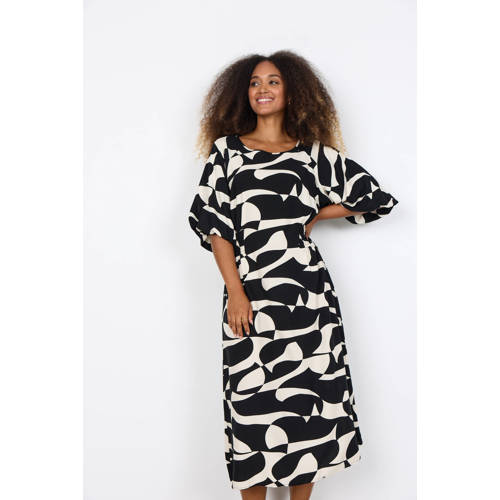 Soyaconcept midi jurk zwart afbeelding