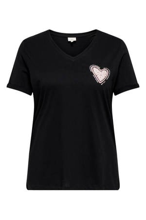 T-shirt zwart