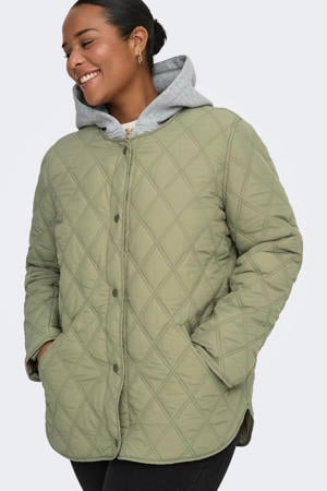 tussenjas quilted groen
