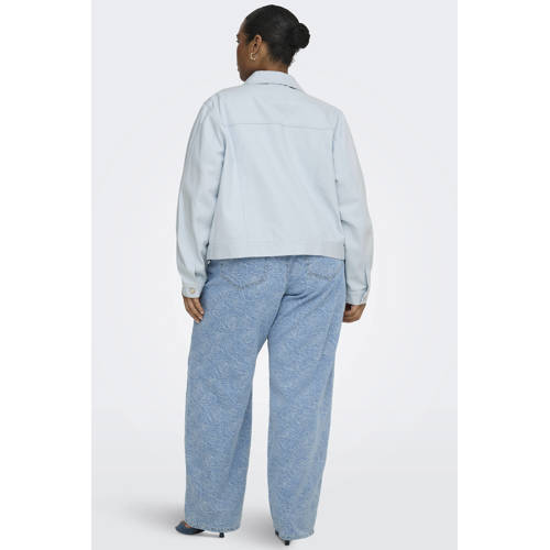 ONLY CARMAKOMA denim spijkerjas lichtblauw afbeelding