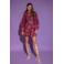 AMAYA Amsterdam korte jurk met paisley print roze