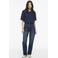 VILA top marineblauw