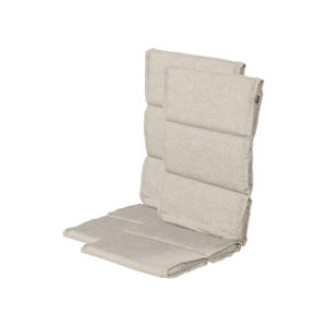 tuinkussen hoge rug Bahama - Silver (123x50x5 cm) (set van 2)