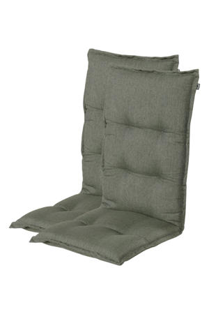 tuinkussen hoge rug Bahama - Green (123x50x10 cm) (set van 2)