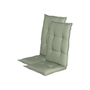 tuinkussen hoge rug Cuba - Soft Green (123x50x8 cm) (set van 2)