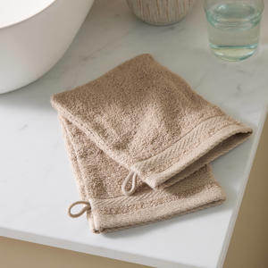 washand basic zand (set van 2) (15x20 cm)