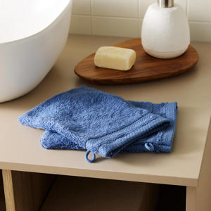 washand blauw (set van 2) (15x20 cm)