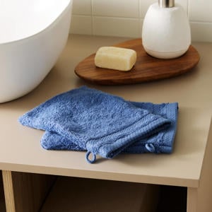 washand blauw (set van 2) (15x20 cm)