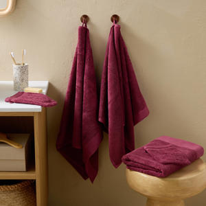 handdoek donkerroze (110x60 cm)