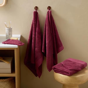 handdoek donkerroze (110x60 cm)