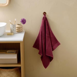 handdoek donkerroze (100x50 cm)