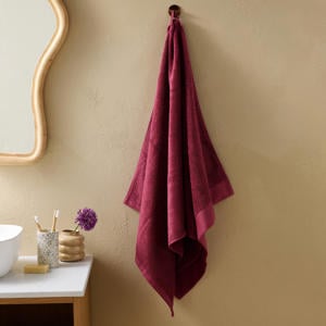 handdoek donkerroze (140x70 cm)