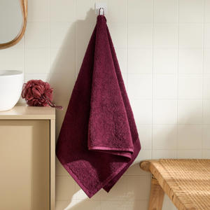 handdoek aubergine (110x60 cm)