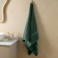 W douchelaken donkergroen basic (140x70 cm)