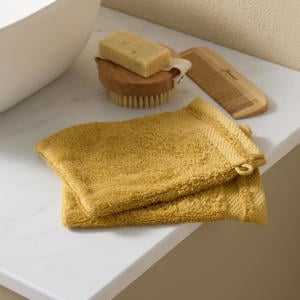 washand geel (set van 2) (15x20 cm)