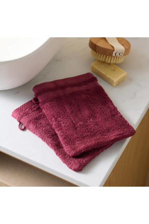 washand donkerroze (set van 2) (15x20 cm)