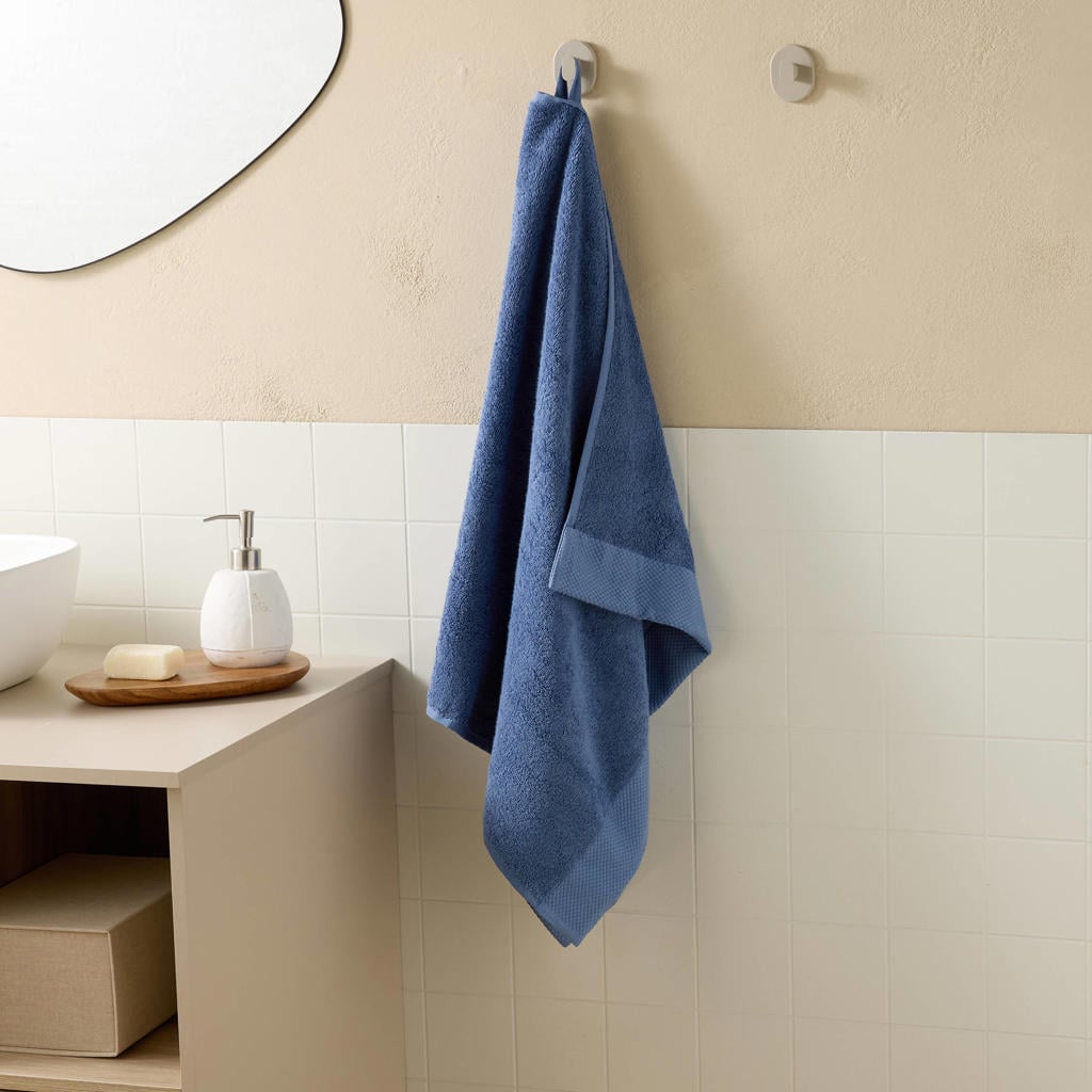 NOUS Living handdoek blauw (110x60 cm)