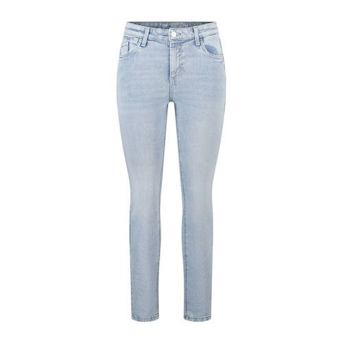 MS Mode skinny high waist broek light blue denim afbeelding