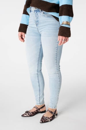 low waist super skinny jeans light blue denim