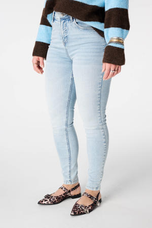 low waist super skinny jeans light blue denim