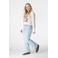 MS Mode high waist flared jeans light blue denim