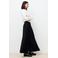 Caroll wide leg high waist palazzo broek zwart
