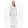 Caroll wide leg high waist palazzo broek ecru