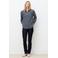 Caroll geruit blouse marineblauw