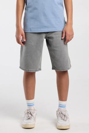 denim short grey denim