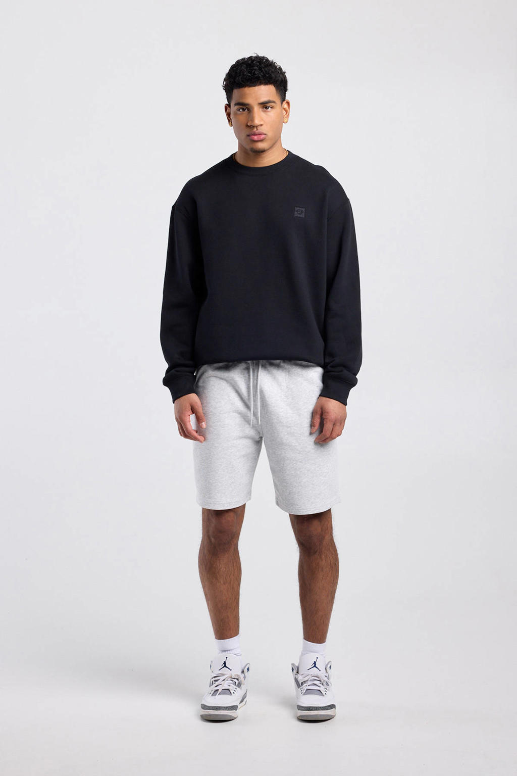 America Today regular sweatshort grijs