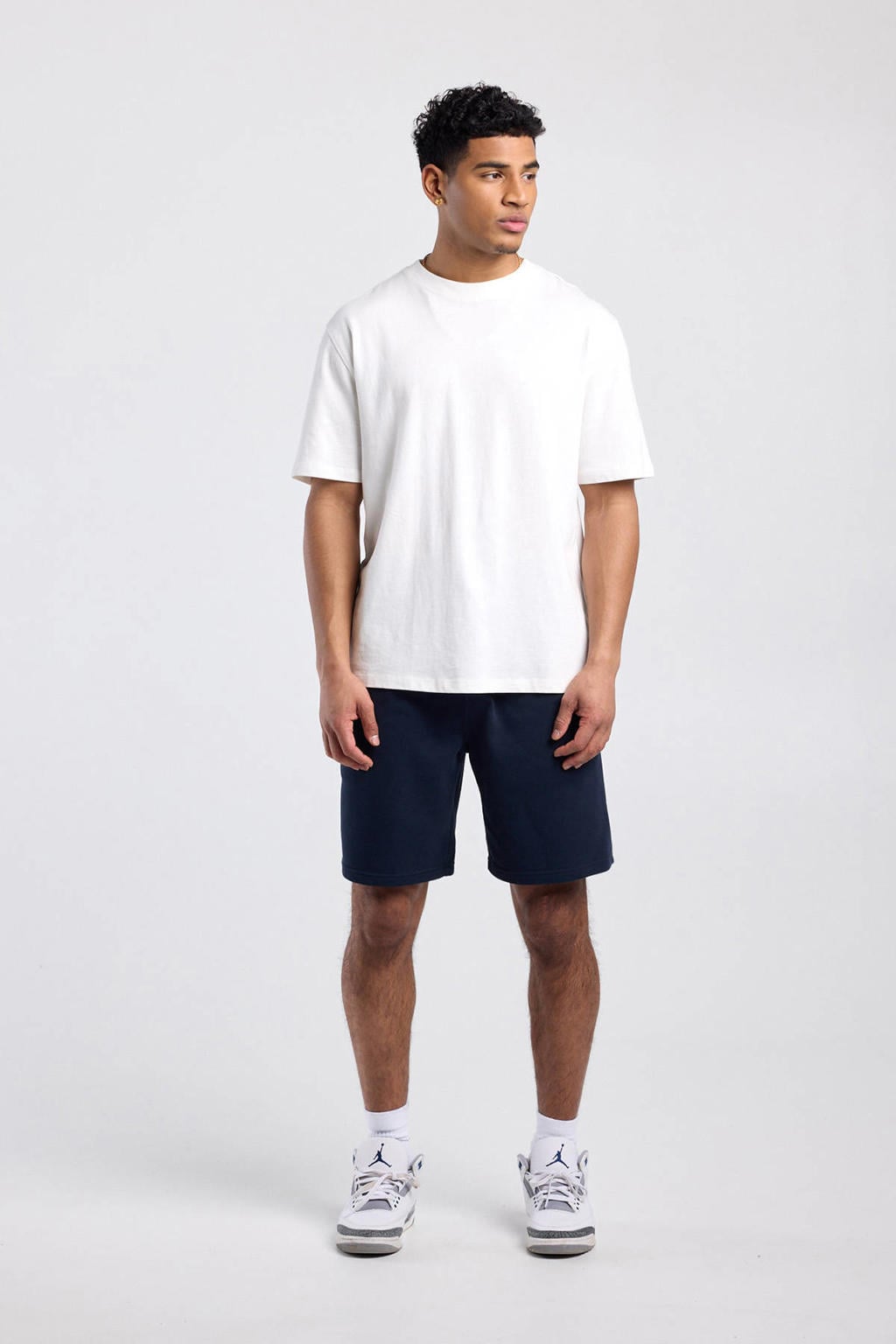 America Today regular sweatshort blauw