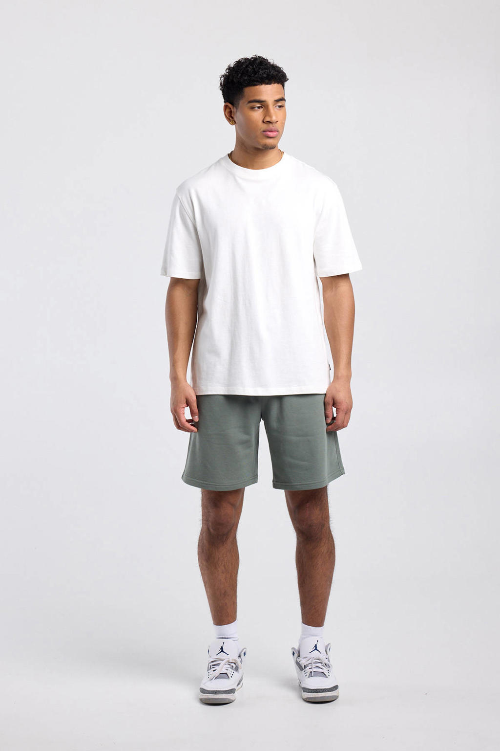 America Today regular sweatshort groen