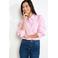 LOLALIZA gestreepte blouse roze