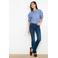 LOLALIZA gestreepte blouse donkerblauw