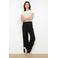 LOLALIZA straight high waist casual broek zwart