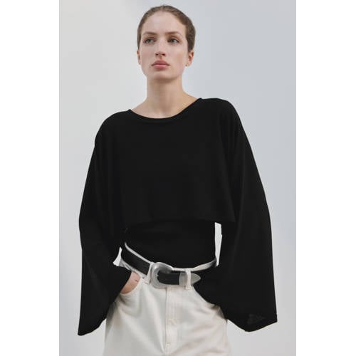 Mango top zwart afbeelding