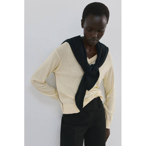 Mango sweater geel afbeelding