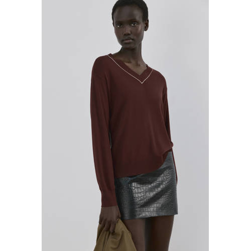 Mango sweater bruin afbeelding
